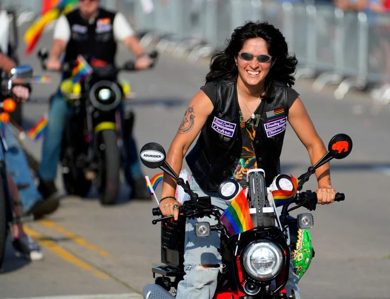 Queers and Gears Motorcycle Alliance durante la celebración del Orgullo número 39 el domingo 7 de junio de 2026.