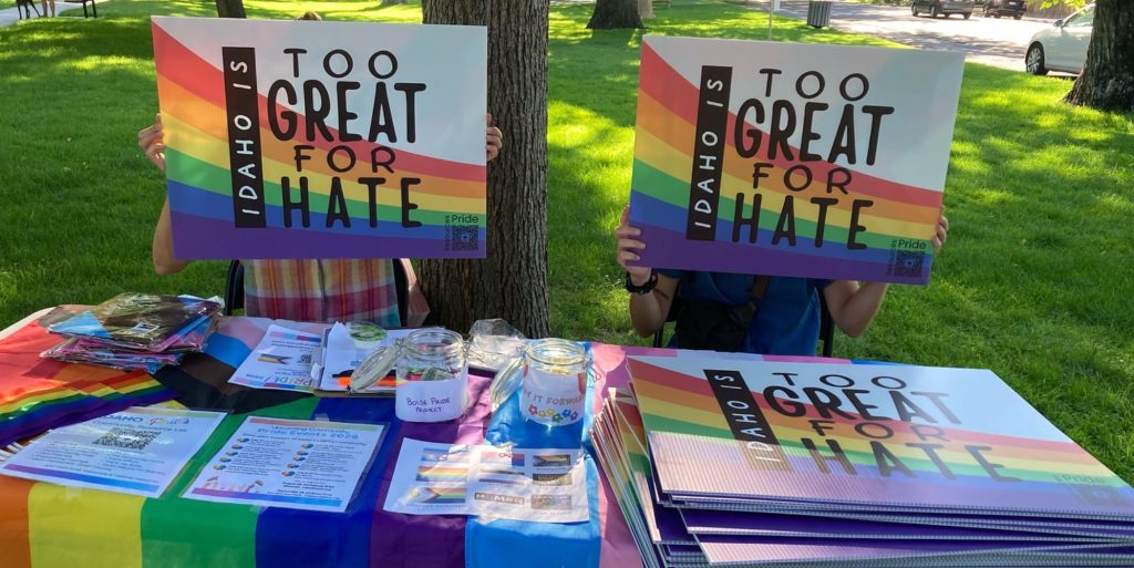 Residents of Boise, Idaho are fighting back against the Pride flag ban