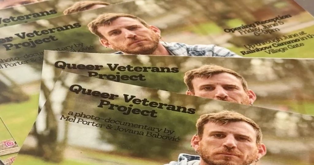 Nueva exposición fotográfica que celebra a los veteranos queer trae sanación y unidad: "Realmente ha sido simplemente una alegría"