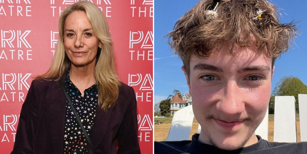 Tamzin Outhwaite paid tribute to her son Flo