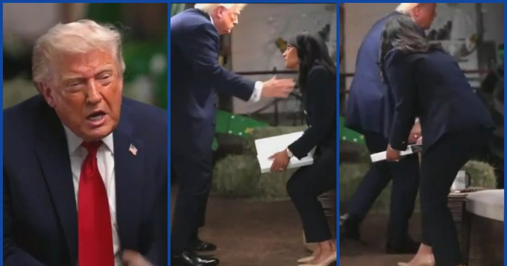 Trump, “emocionalmente inestable”, sale furioso de una entrevista después de que un periodista lo criticara por mentir
