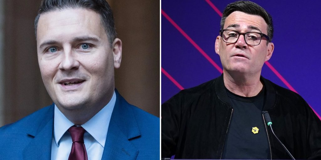 Wes Streeting and Andy Burnham