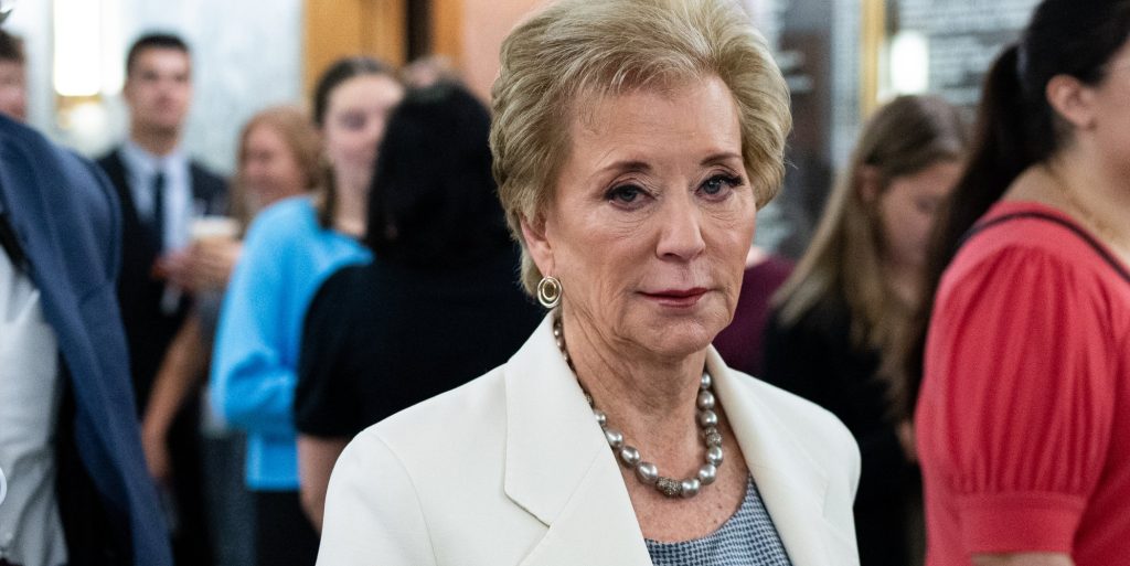 Education Secretary Linda McMahon