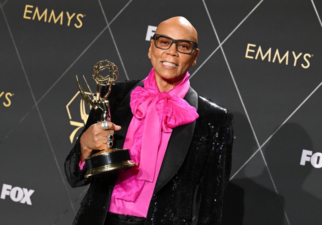 RuPaul, winner of Outstanding Reality TV Competition for "RuPaul