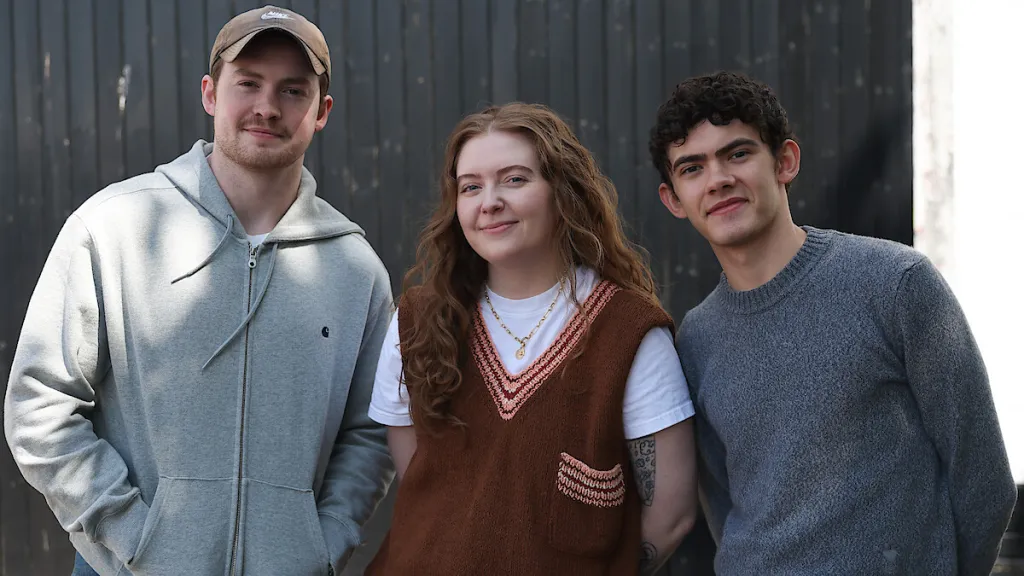 Kit Connor, Alice Oseman y Joe Locke.