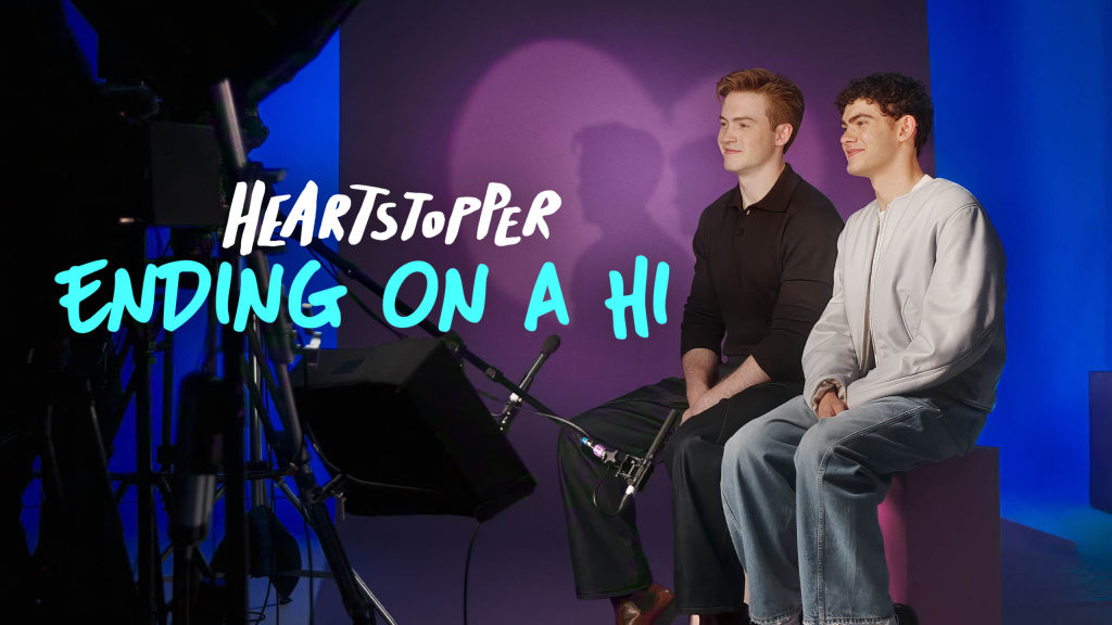 Heartstopper: Terminando con un Hi still: Kit Connor y Joe Locke se sentaron en el set