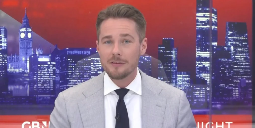 GB News host Alex Armstrong