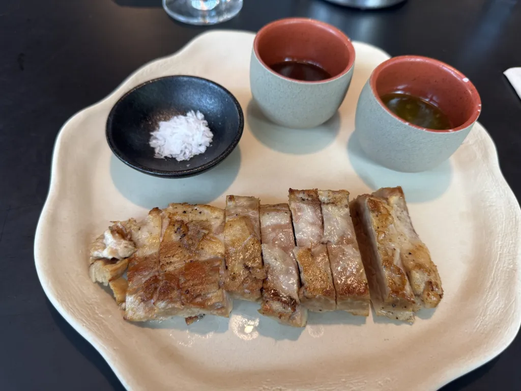 Secreto de cerdo ibérico a la brasa