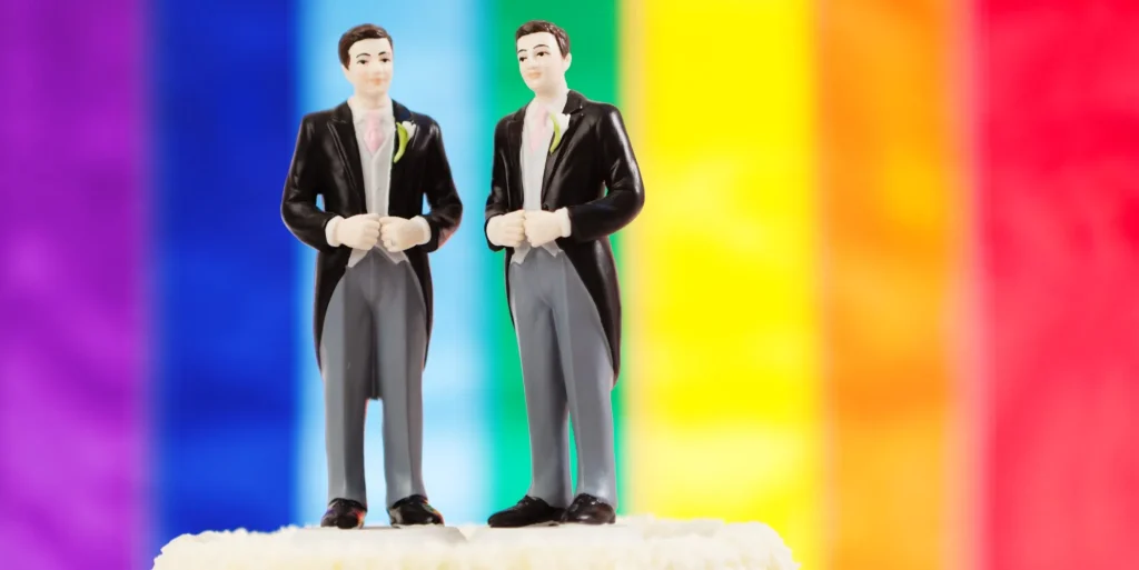 gay wedding cake