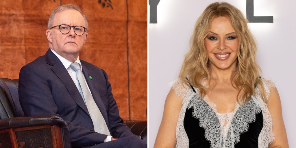 El primer ministro se disculpa por un comentario "completamente inapropiado" sobre Kylie Minogue