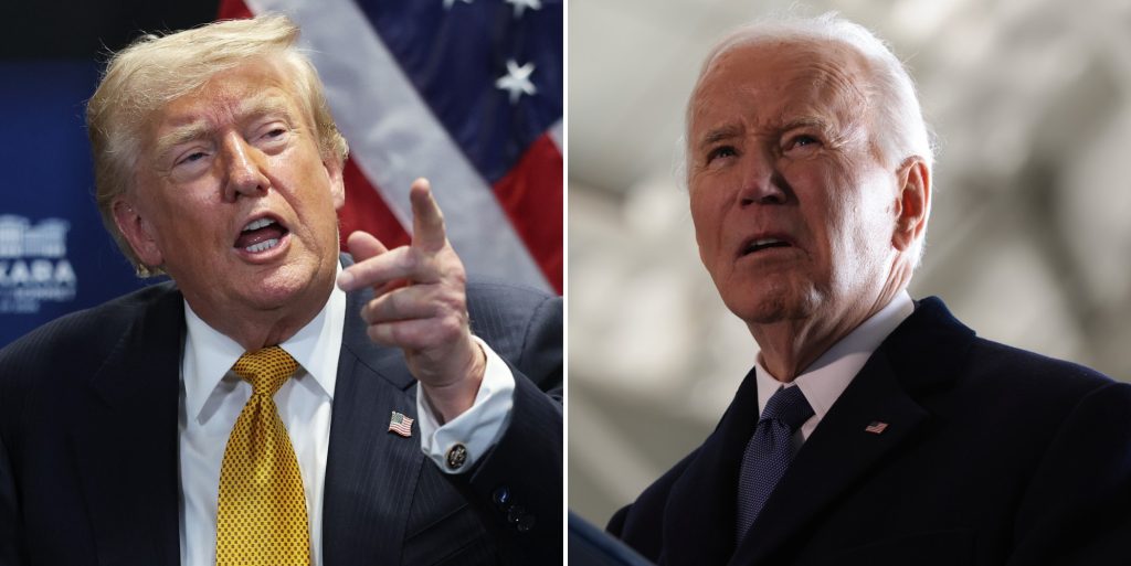 Donald Trump and Joe Biden
