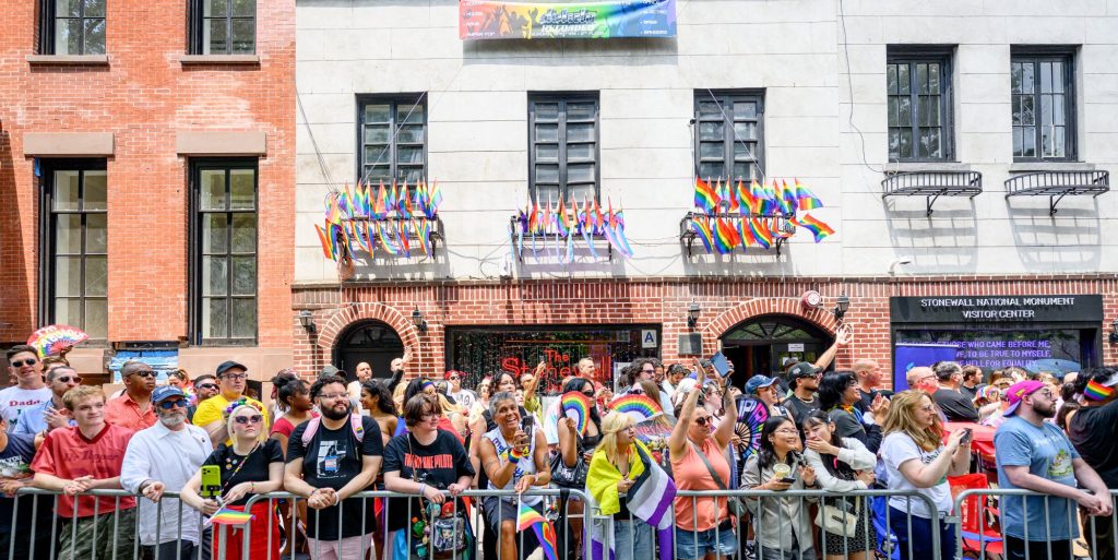 The Stonewall Inn during New York City Pride in 2026